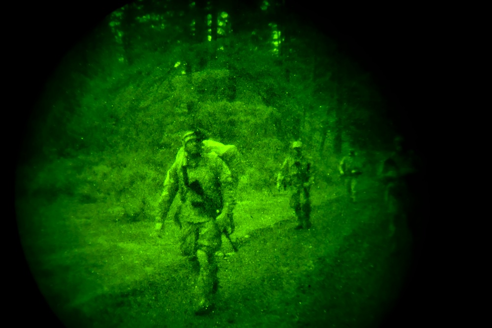 Workin' On Our Night Moves: 1-303rd Cavalry troopers execute reconnaissance after dark