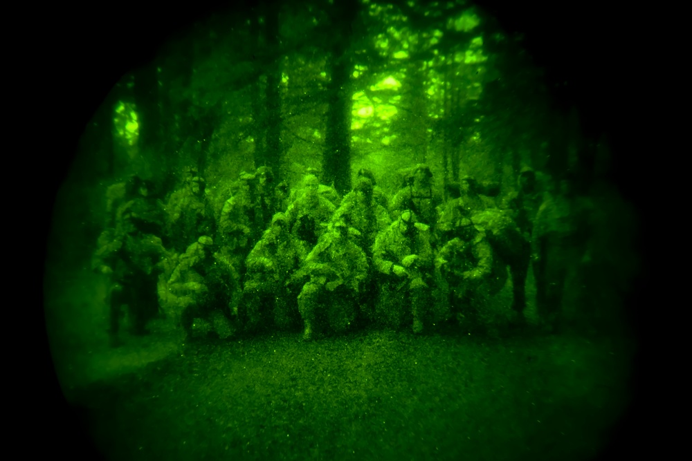 Workin' On Our Night Moves: 1-303rd Cavalry troopers execute reconnaissance after dark