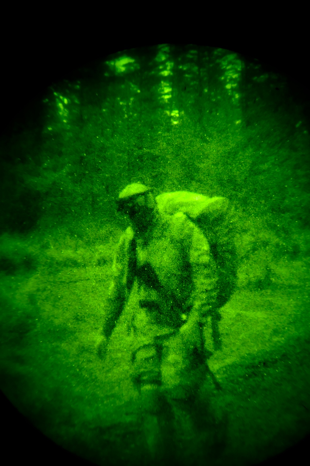 Workin' On Our Night Moves: 1-303rd Cavalry troopers execute reconnaissance after dark