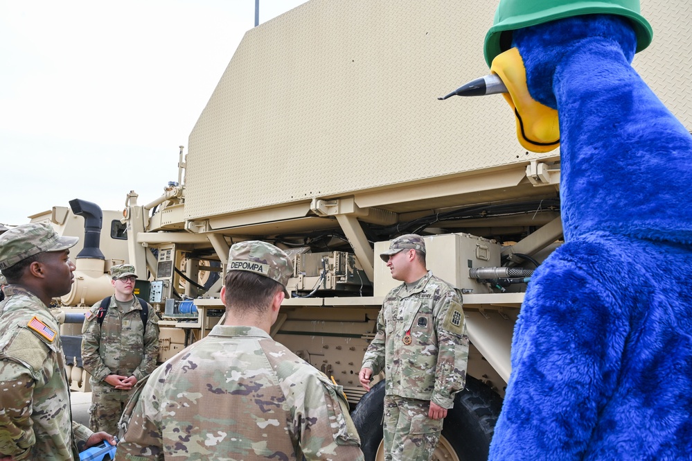 Oozlefinch Visits Patriot General Instructional Facility