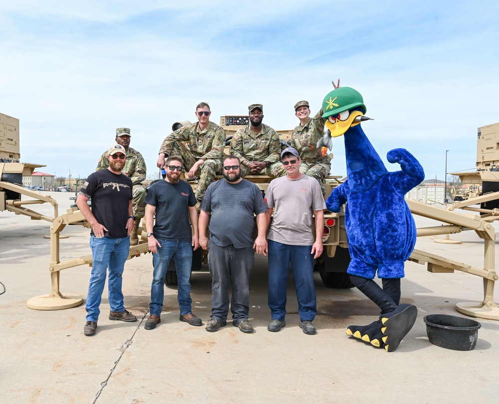 Oozlefinch Visits Patriot General Instructional Facility