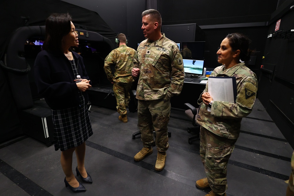 Rep. Michelle Steel visits Los Alamitos Army Airfield