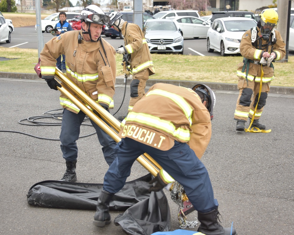 NAF Atsugi Fire Department Drill