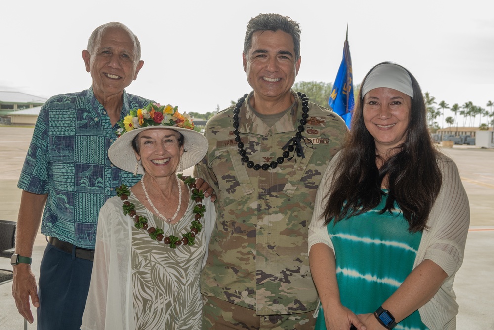 154th Maintenance Group Change of Command ceremony