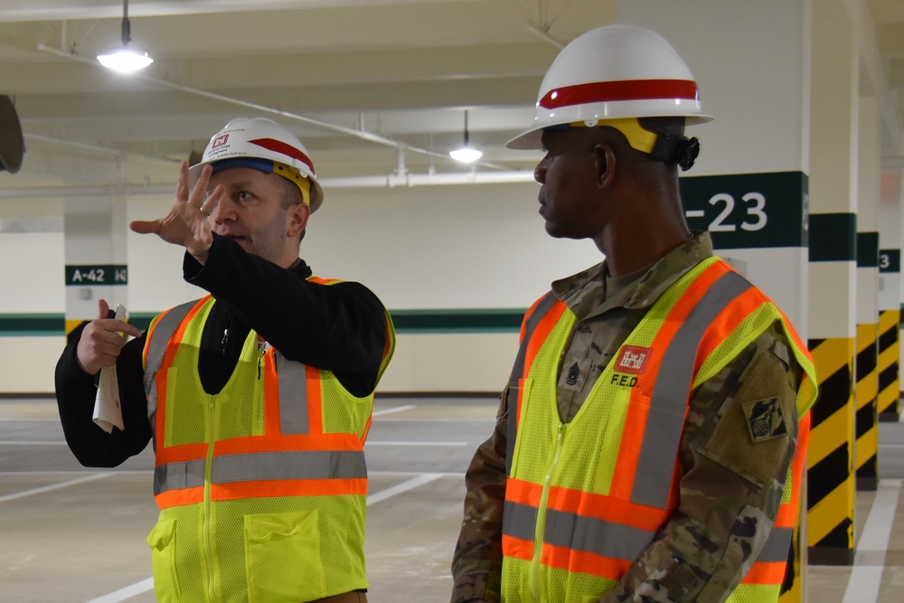 Army engineers tour family housing construction at Camp Humphreys in Korea