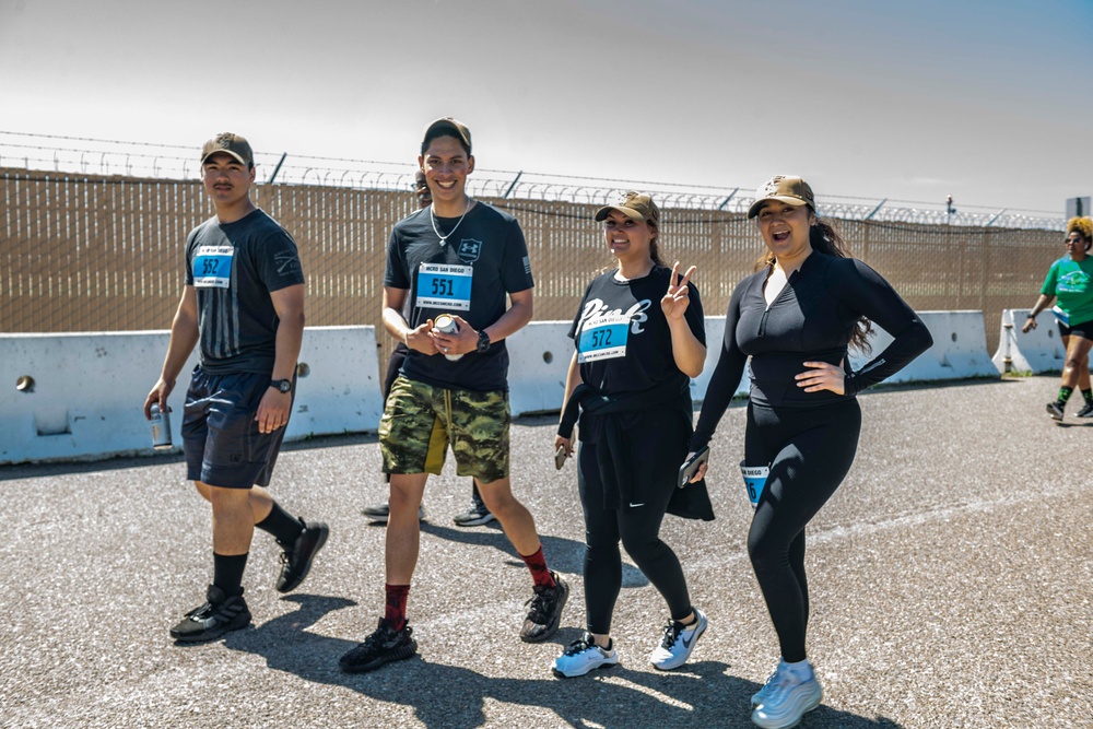 USS Essex Sailors Participate in the MCRD 5K Run