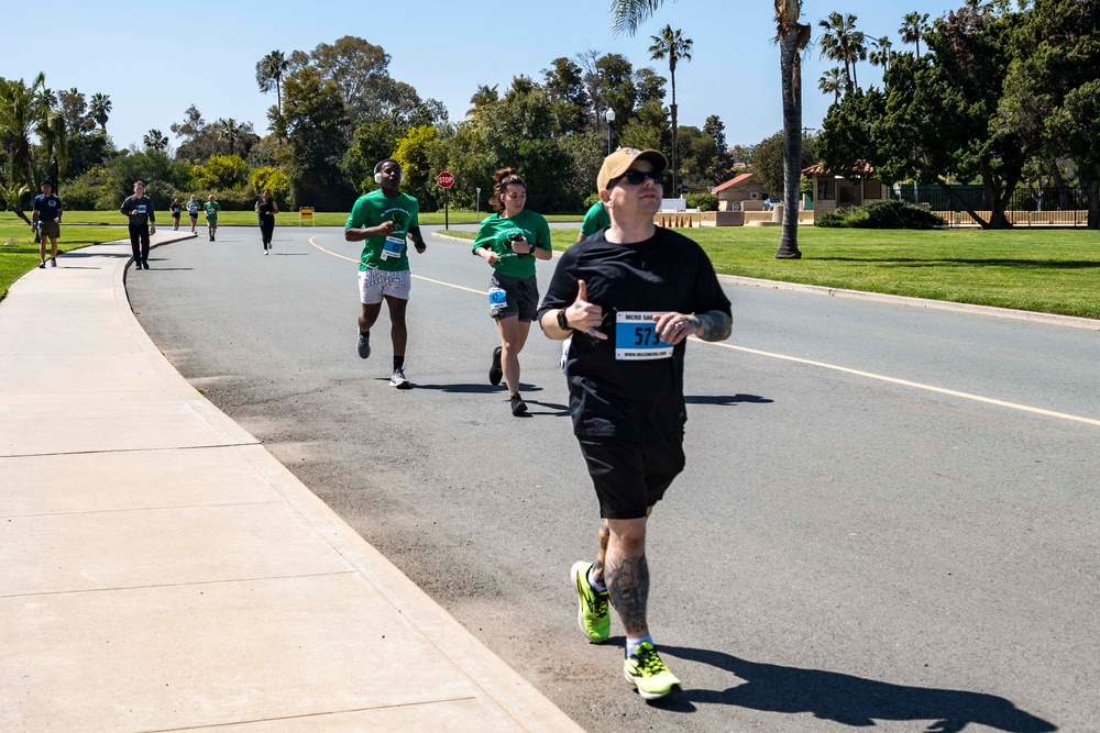 USS Essex Sailors Participate in the MCRD 5K Run