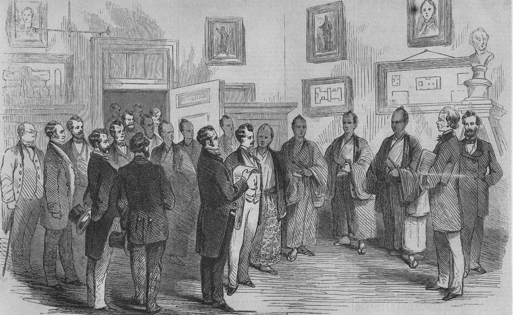 Visit of the Japanese to the Philadelphia Mint, on Thursday, June 13, 1860