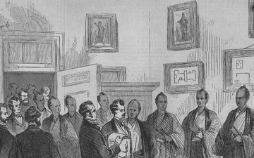 Japanese envoy’s first visit to U.S. Mint in 1860