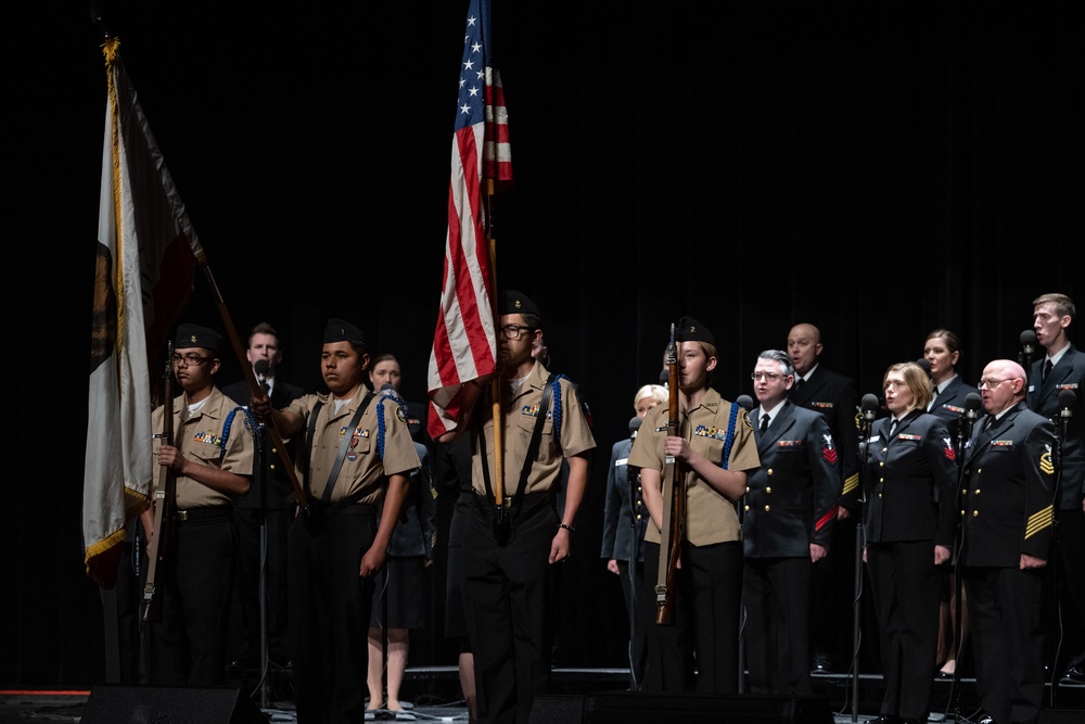 U.S. Navy Band Sea Chanters perform in Oxnard