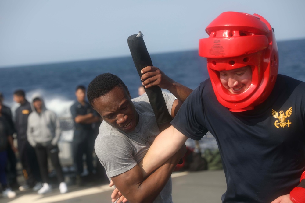 USS Milius (DDG 69) Conducts Security Reaction Force Training