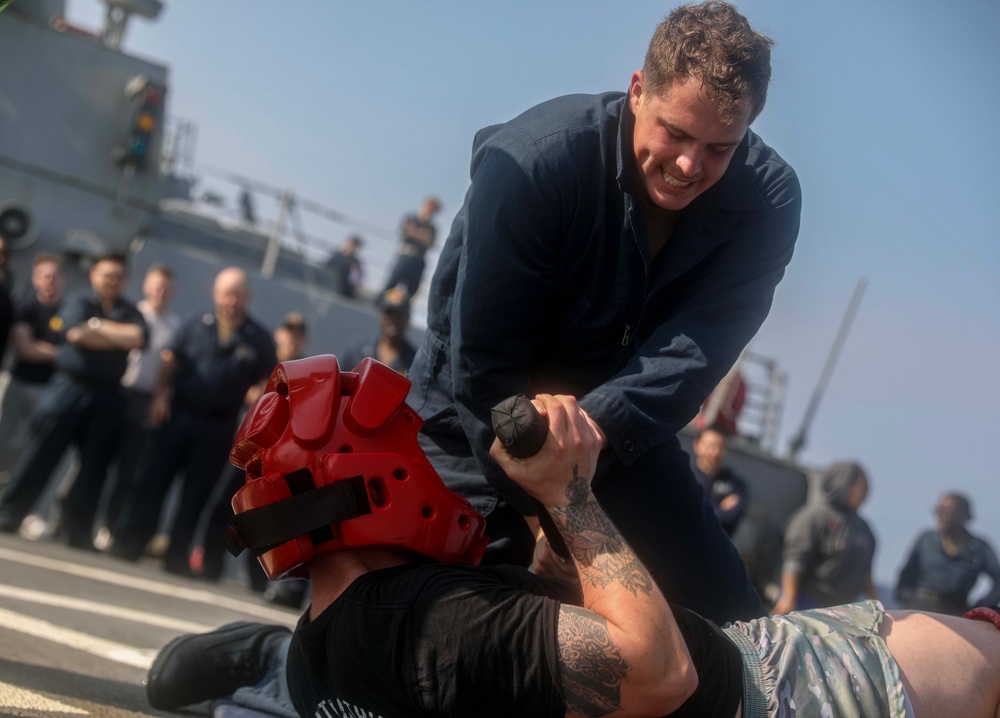 USS Milius (DDG 69) Conducts Security Reaction Force Training