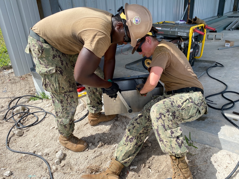 NMCB-5 Conducts Construction Project in Diego Garcia During Deployment 2023