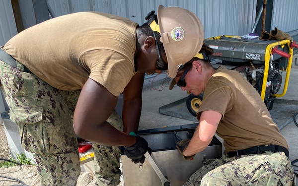NMCB-5 Conducts Construction Project in Diego Garcia During Deployment 2023