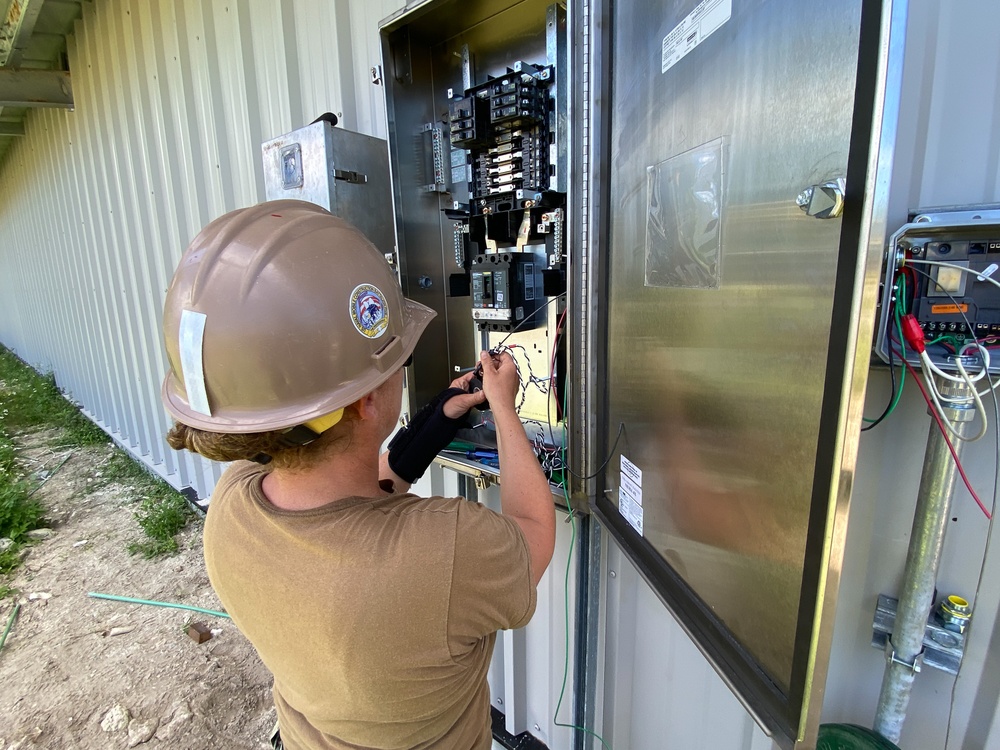 NMCB-5 Conducts Construction Project in Diego Garcia During Deployment 2023