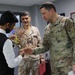 ASG-KU and Italian Air Force, Dep. Chief of Staff, Drink Arabic Coffee During Awards Ceremony