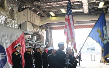 USS Wichita (LCS 13) Hold Chang of Command Ceremony