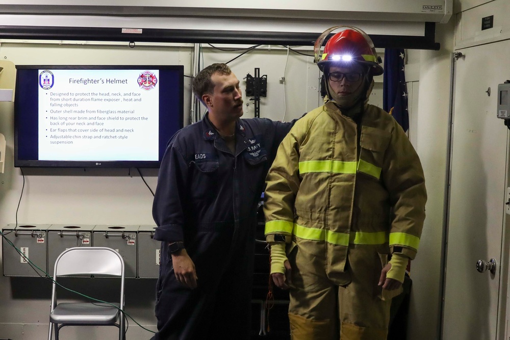 USS Truxtun DC Training