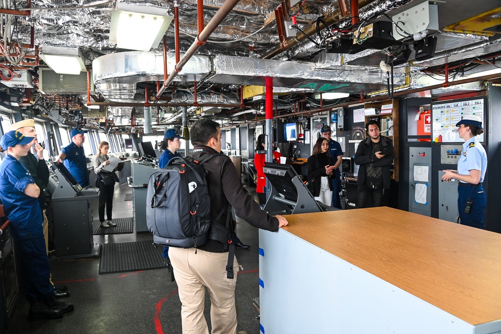 U.S. Coast Guard Cutter Polar Stars hosts media day in Valparaiso, Chile