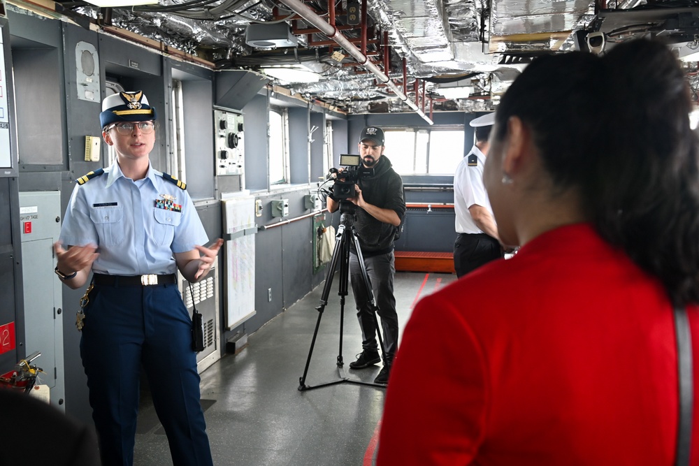 U.S. Coast Guard Cutter Polar Stars hosts media day in Valparaiso, Chile