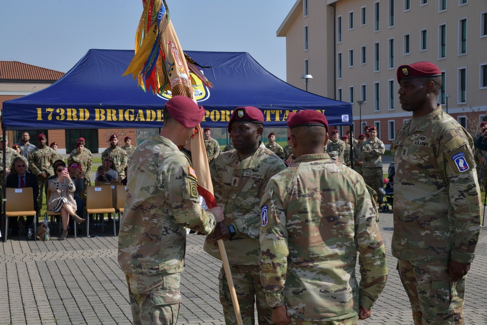 Change of Responsibility  Ceremony, 173rd Brigade Support Battalion