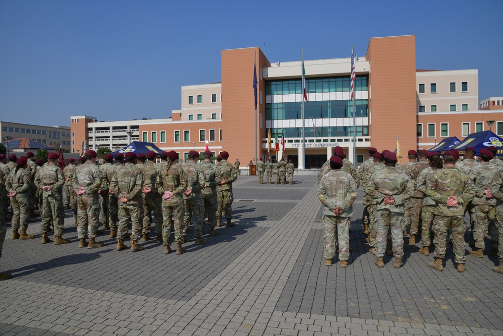 Change of Responsibility  Ceremony, 173rd Brigade Support Battalion