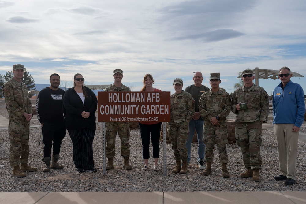 49th AMXS spices up the community gardens