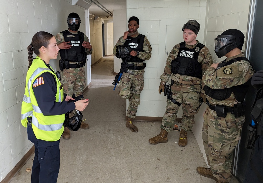 Fort Drum MPs train with fire, emergency services personnel on active shooter drills at Mountain Guardian Academy