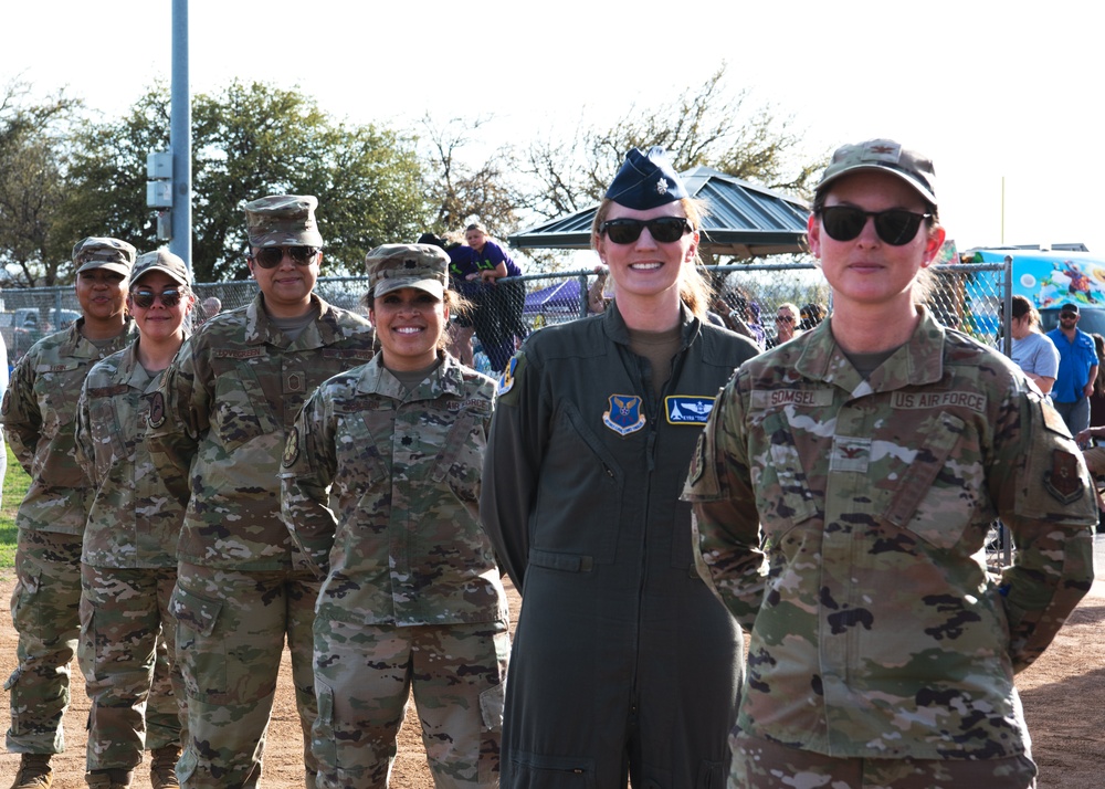 DVIDS Images Dyess leaders participate in Fastpitch Softball