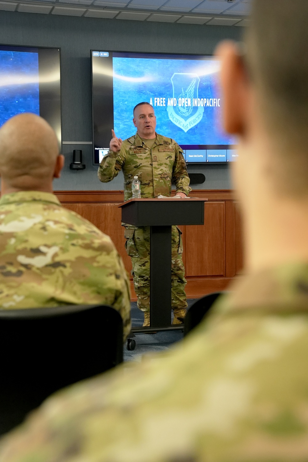 PACAF command chief visits Kessel Run