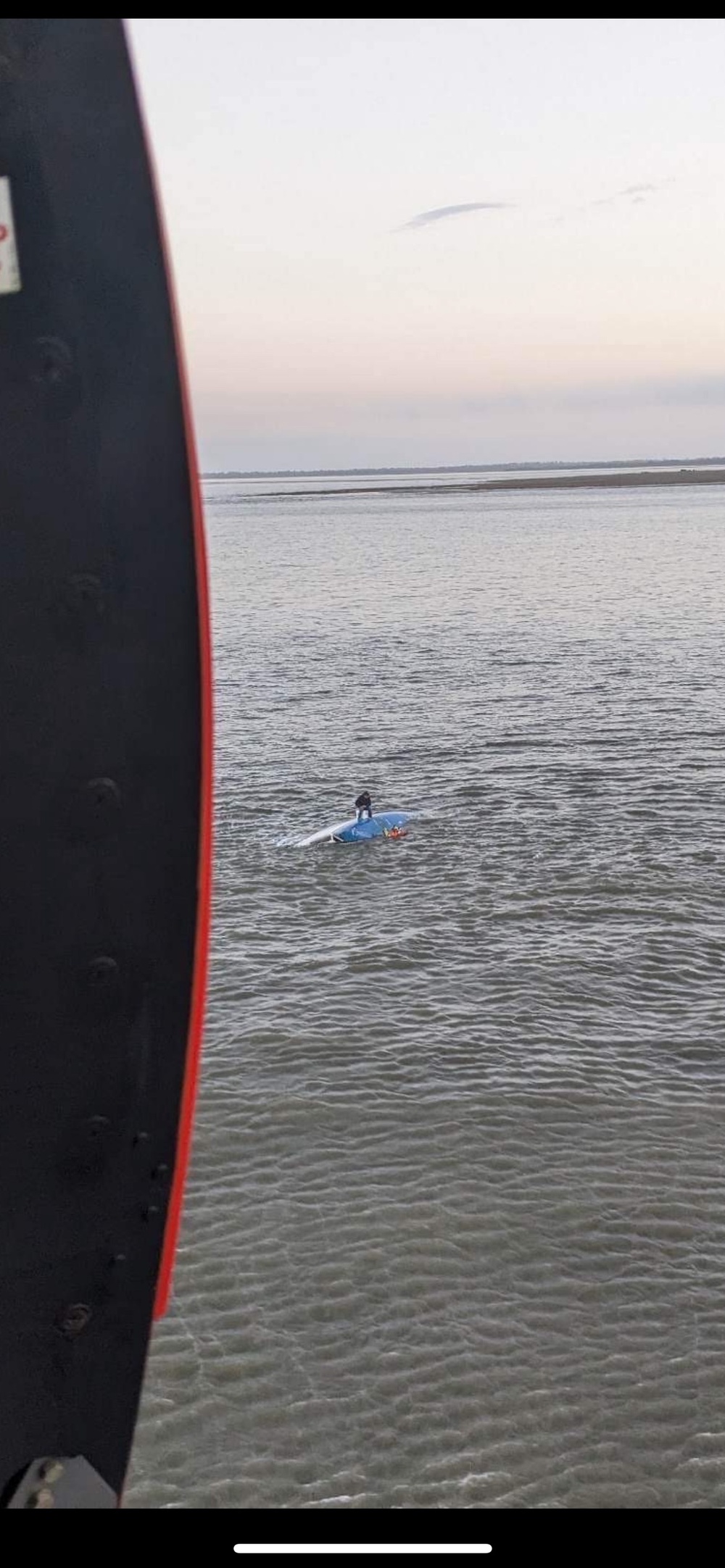 Coast Guard rescues man from capsized sailboat in Ossabaw Sound Inlet, GA