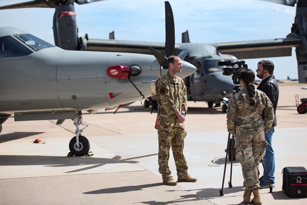 Cannon AFB host media engagement