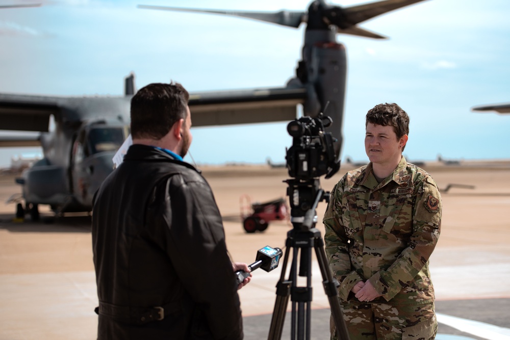 Cannon AFB host media engagement