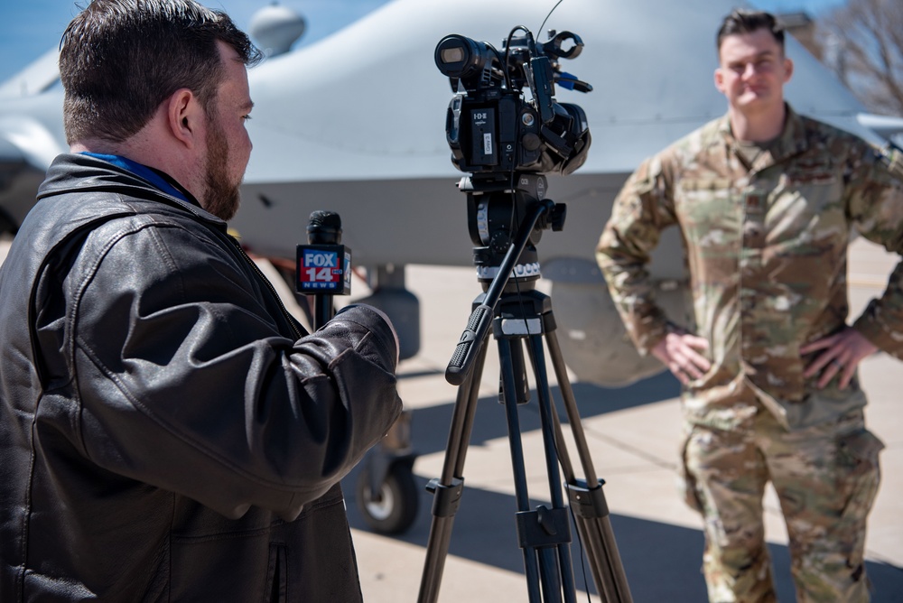 Cannon AFB host media engagement