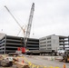 Construction continues at the site of the Louisville VA Medical Center March 8, 2023.