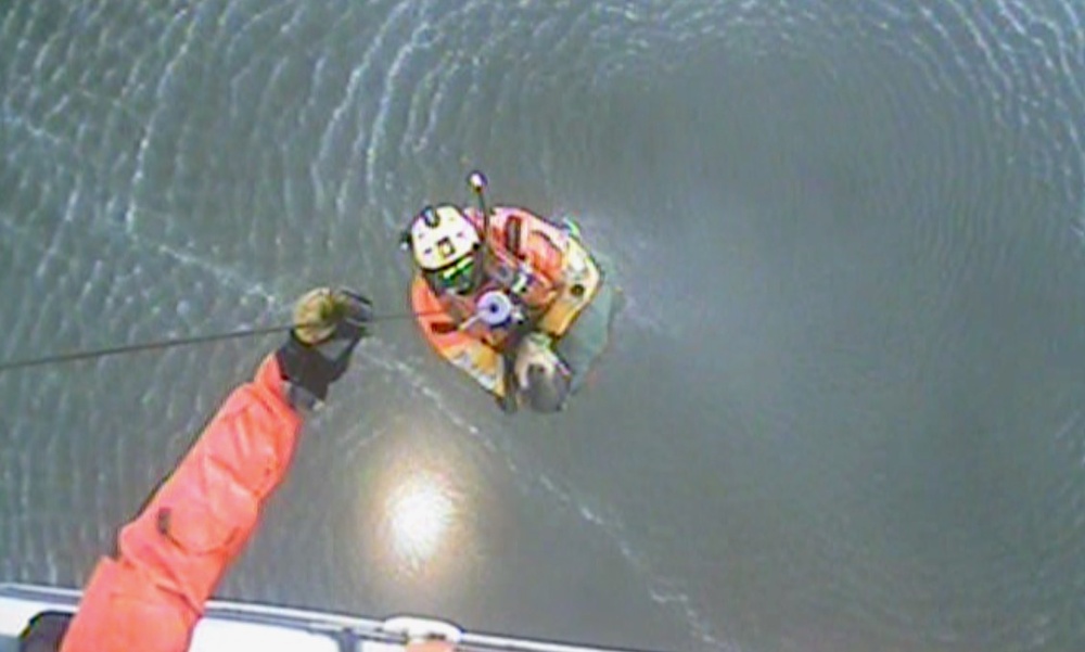 Coast Guard rescues man from capsized sailboat in Ossabaw Sound Inlet, GA