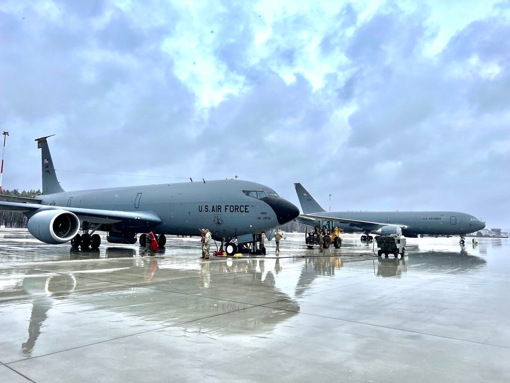 U.S. KC-46A, KC-135 tankers bolster NATO’s eastern flank and posture