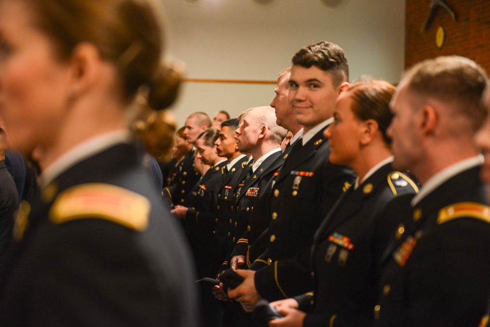 Warmly welcomed, the U.S. contingent arrives