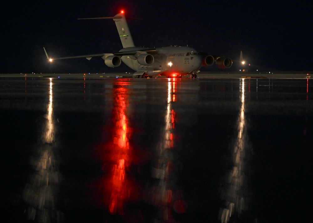 Furthering agility and lethality: McChord C-17s refuel, re-arm F-35s