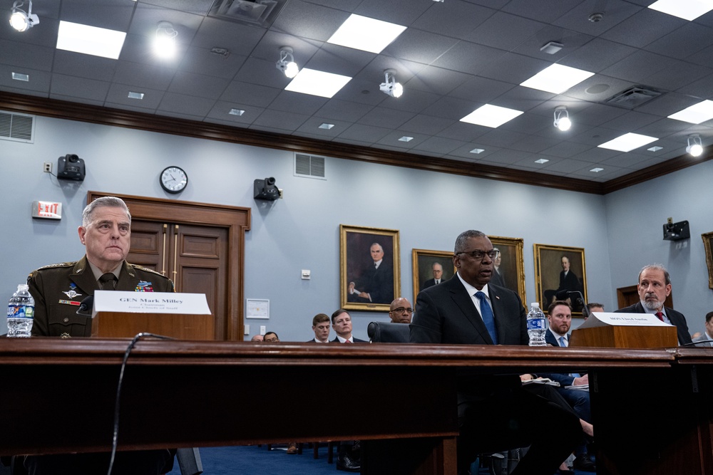 SECDEF, CJCS, OUSD(C) Testify at HAC-D Hearing