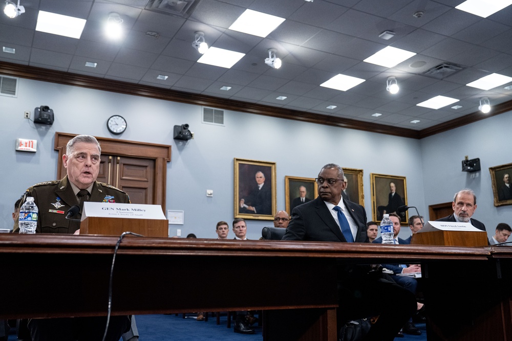 SECDEF, CJCS, OUSD(C) Testify at HAC-D Hearing