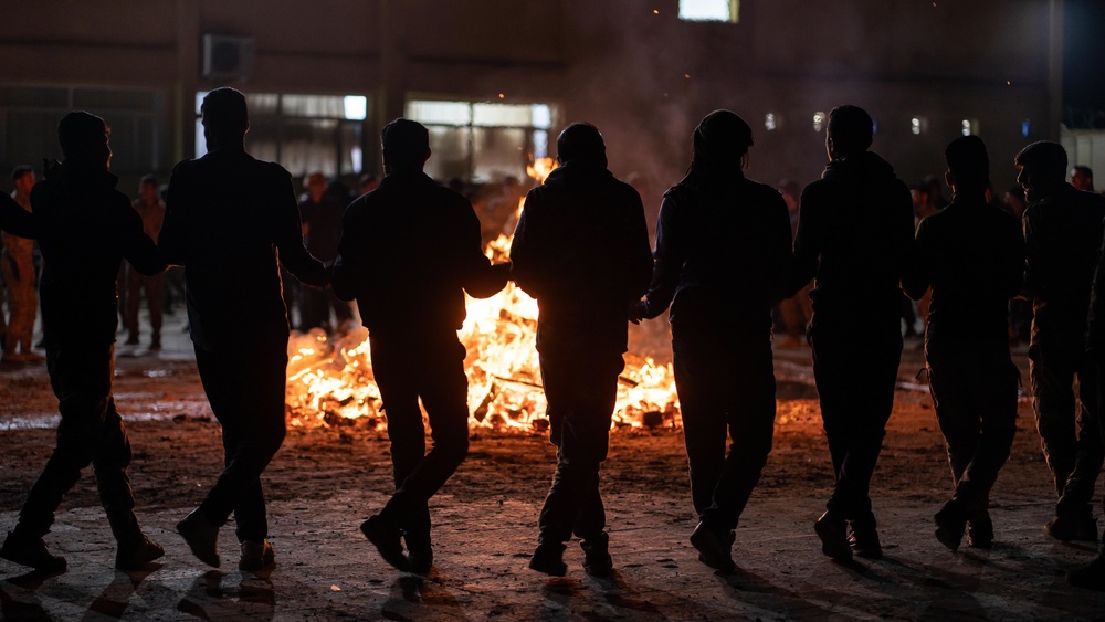 SDF, Coalition Forces celebrate Newroz