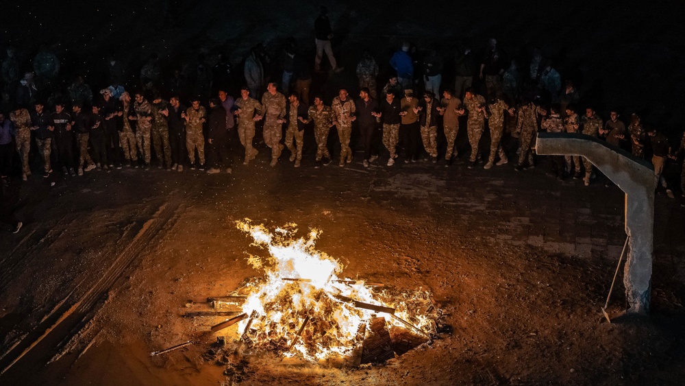 SDF, Coalition Forces celebrate Newroz