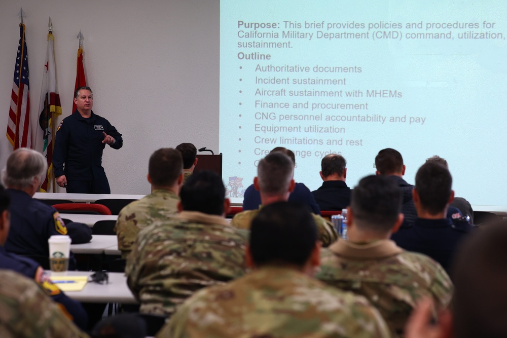 Cal Guard and Cal Fire hold interagency aviation training