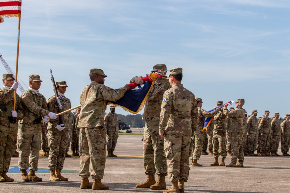 3rd Combat Aviation Brigade Cases Colors for Atlantic Resolve Rotation