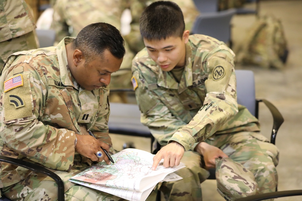 TF Orion Conducts Map Reading Training