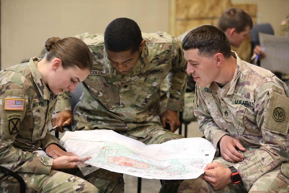 TF Orion Conducts Map Reading Training