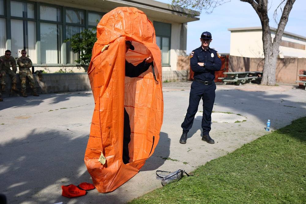 Cal Guard aircrews learn fire shelter deployment