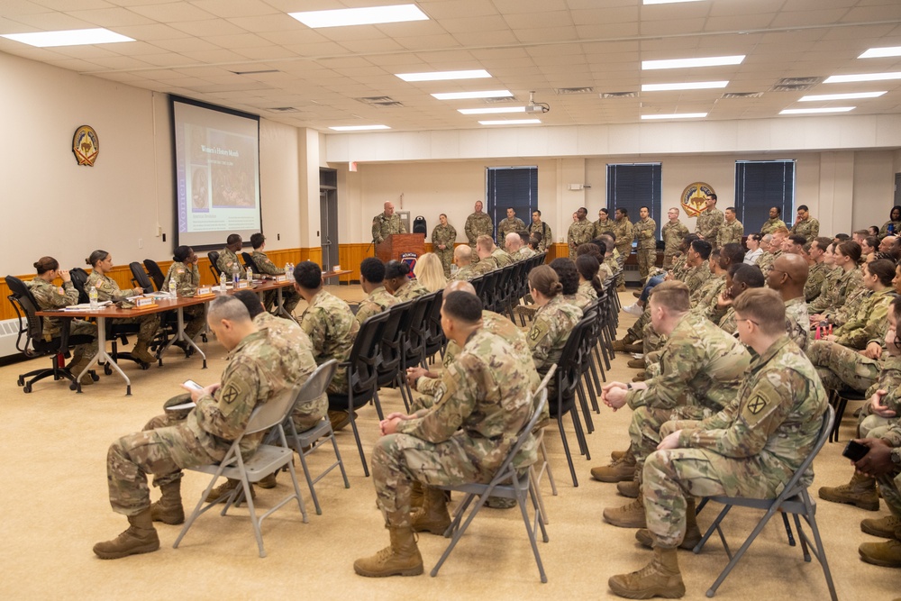 10th Mountain Division Holds Women's History Month Panel