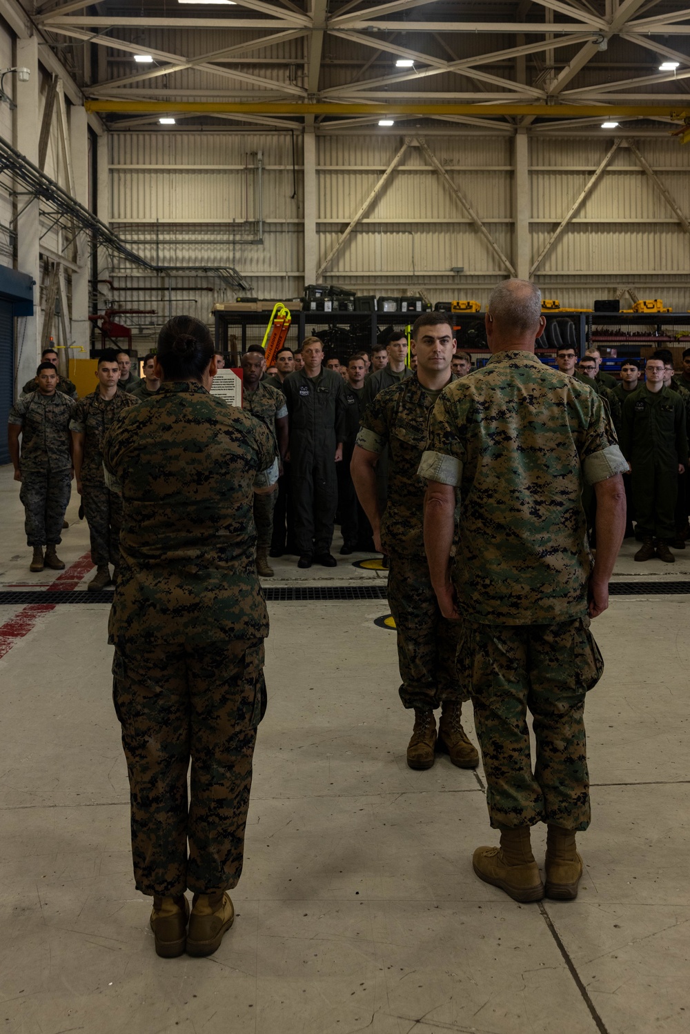 Marine Light Attack Helicopter Squadron 369 Marine Meritoriously Promoted on the Spot!